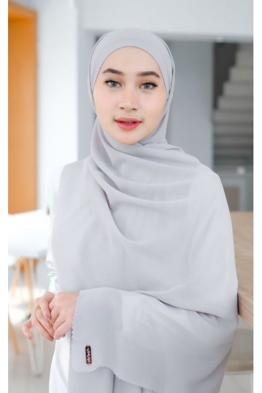 Pasmina Instan Lasercut Cerutti Silver